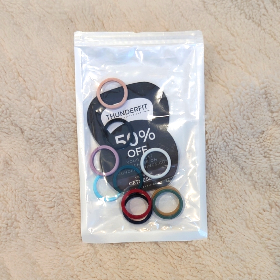 Thunderfit Silicone Ring Set (10 Rings)